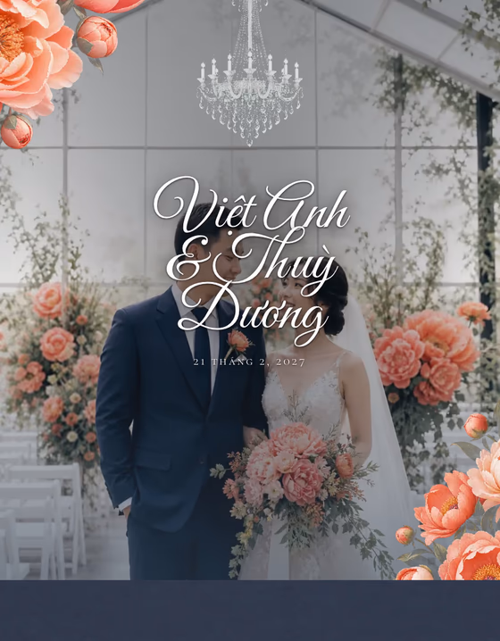 Thiệp cưới Việt Anh & Thuỳ Dương